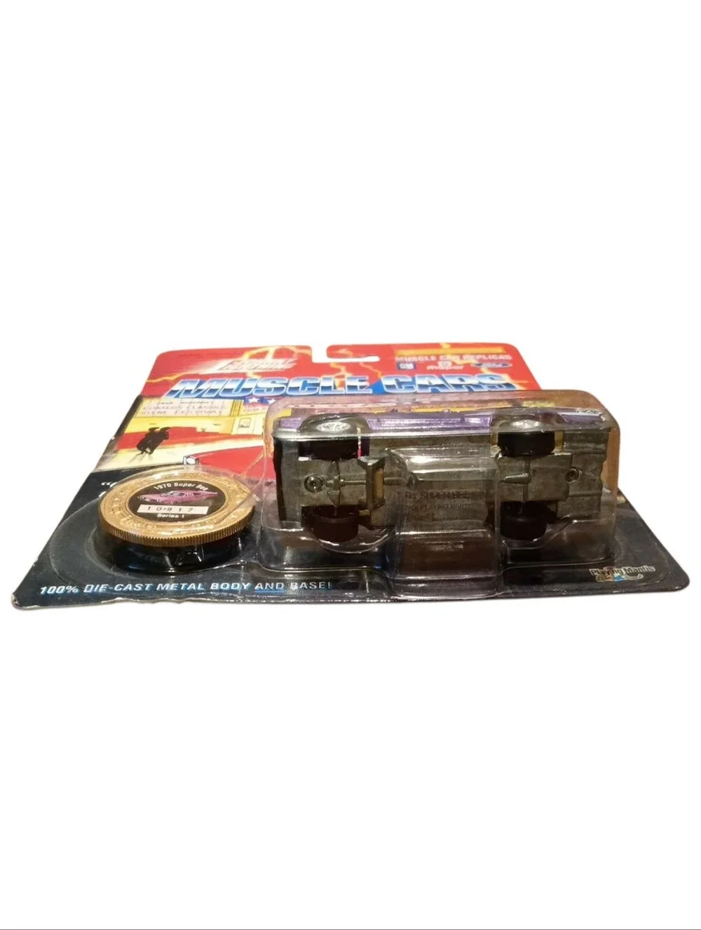 1995 Johnny Lightning Muscle Cars USA 1970 Dodge Super Bee Series 1 in purple!